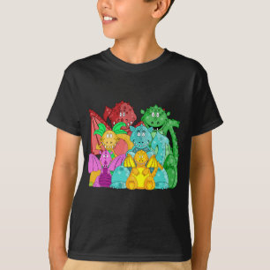 La bande de dragon badine le T-shirt