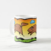 La bande dessinée accumule la tasse (Devant gauche)