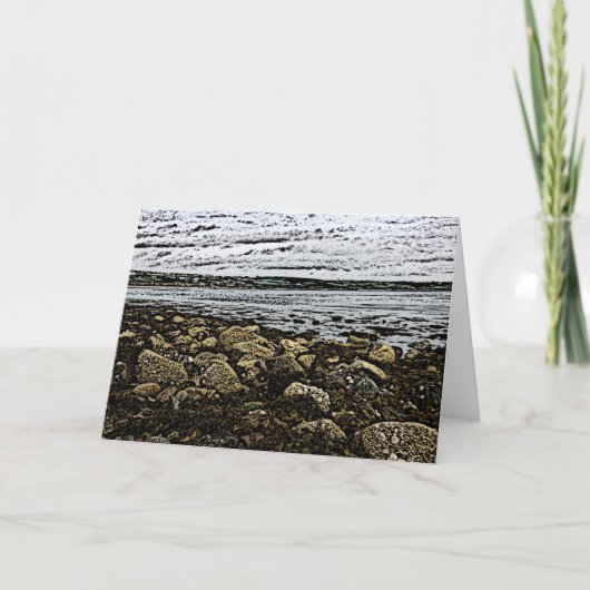 La bande dessinée bascule la carte de voeux (Devant)