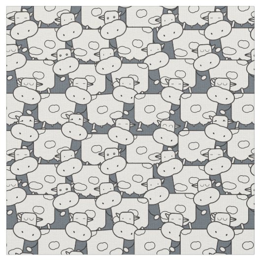 La bande dessinée mignonne effraye le tissu (Fermer)