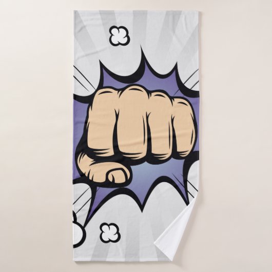 La bande dessinée pop art bulle design. illustrati (Serviette de bain)