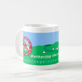 La bannière d'ABCD sur la tasse blanche (Devant gauche)