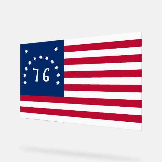 La bannière de Bennington : le 76e drapeau de bata (Angle)