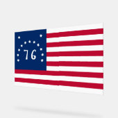 La bannière de Bennington : le drapeau de bataille (Angle)