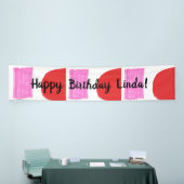 La bannière de joyeux anniversaire badine (Salon professionnel)