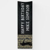 La bannière des hommes de pêche de camouflage de (Vertical)