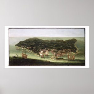 La Barbados, c.1694 (olie op het canvas) Poster