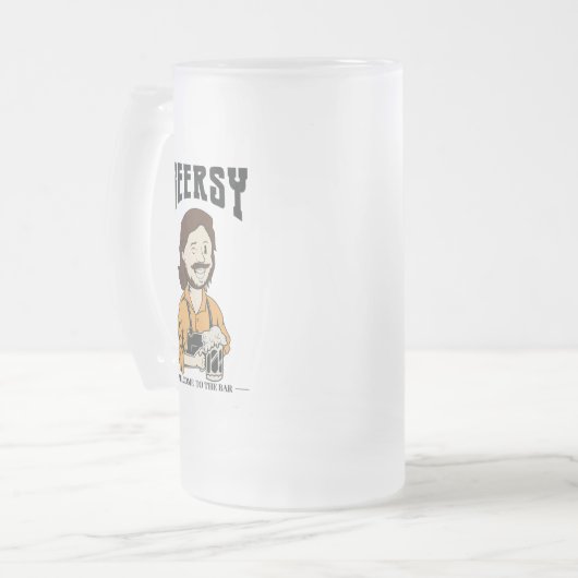 La Barman Frosted Beer Mug (Devant gauche)