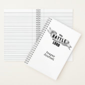 La Bataille Appartient Au Lord Prayer Journal (À l'intérieur)