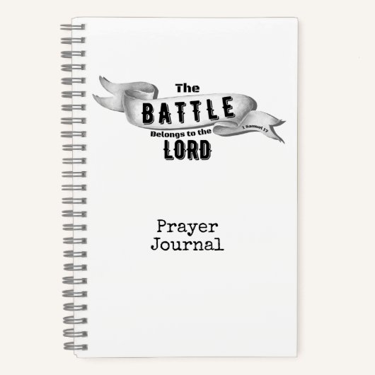 La Bataille Appartient Au Lord Prayer Journal (Recto)