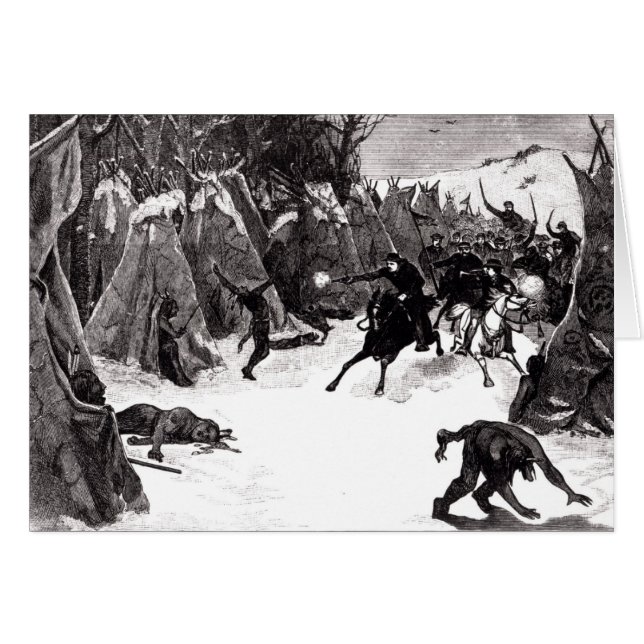 La bataille de la Washita (Devant horizontal)