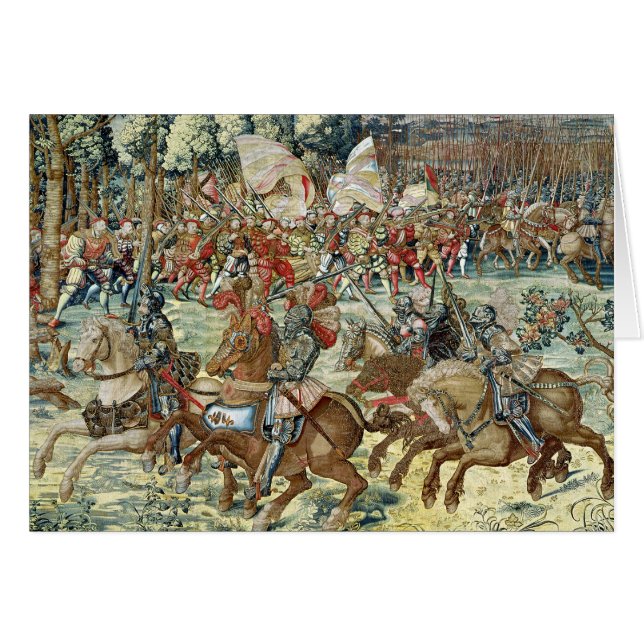 La bataille de Pavie. L'avance de Charles V (Devant horizontal)