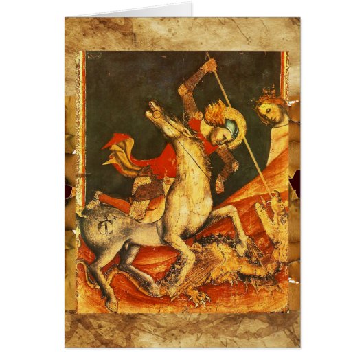 La bataille de Saint George avec le Dragon (Devant)