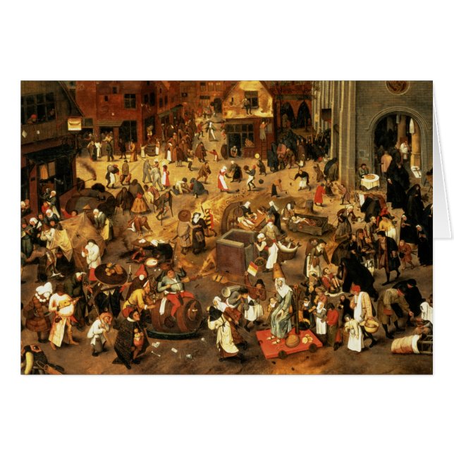 La bataille entre le carnaval et prêtée (Devant horizontal)
