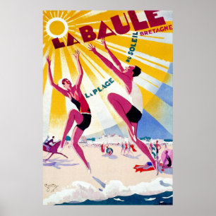 La Baule French Travel Poster