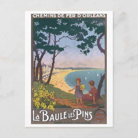 La Baule Les Pins Briefkaart (Voorkant)