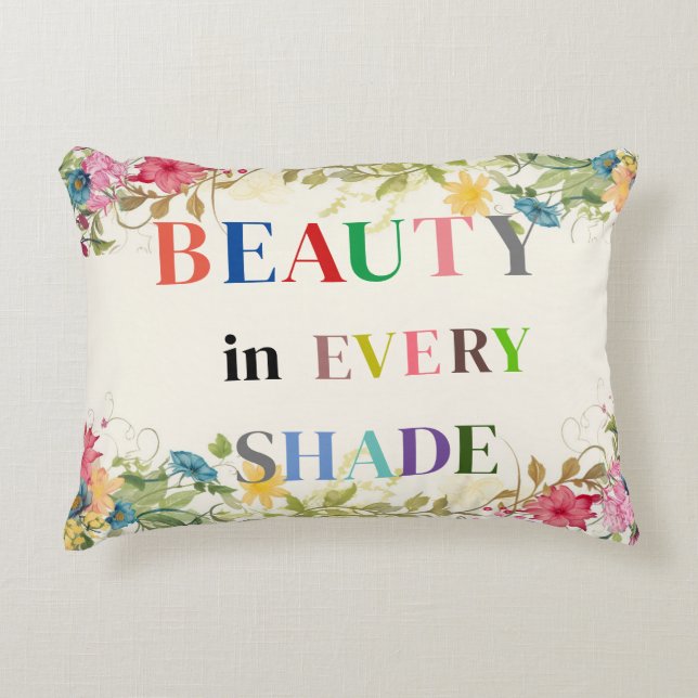 La Beauté Dans Chaque Coussin D'Accent Ombragé (Devant)