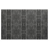 La beauté de la mort Damask Skeleton Goth tissu (Fat Quarter)