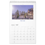La beauté de la Roumanie, Calendrier d'une page (Jan 2027)