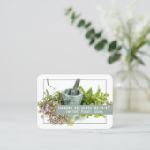 La beauté de la santé des herbes - Carte de visite (Debout devant)
