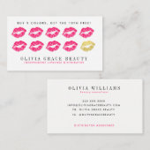 La beauté de Lipsense récompense la carte (Devant / Derrière)