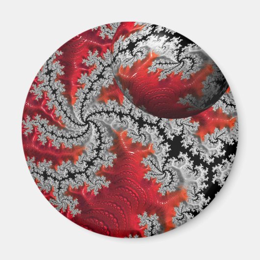 La beauté de Mandelbrots Magnet (Devant)