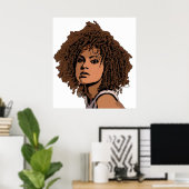 La beauté des cheveux Poster (Bureau à domicile)