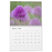 La Beauté Des Fleurs Violettes Calendrier (Feb 2026)