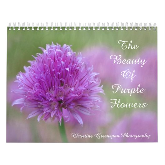 La Beauté Des Fleurs Violettes Calendrier (Protection)