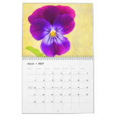 La Beauté Des Fleurs Violettes Calendrier (Mar 2027)