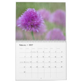 La Beauté Des Fleurs Violettes Calendrier (Feb 2027)