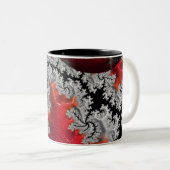 La beauté des Mandelbrots Deux Tone Mug (Devant droit)
