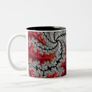 La beauté des Mandelbrots Deux Tone Mug