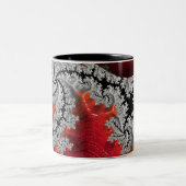 La beauté des Mandelbrots Deux Tone Mug (Centre)