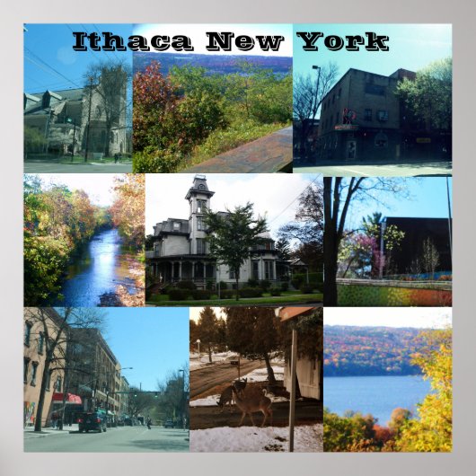 LA BEAUTÉ D'ITHACA, POSTER DE NEW YORK (Devant)