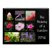La beauté d'un jardin, calendrier de 2014 fleurs (Protection)