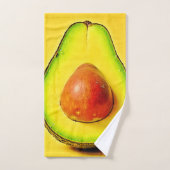 La beauté d'une conception d'Avocado saine (Serviette à main)