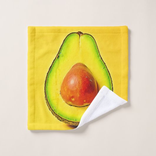 La beauté d'une conception d'Avocado saine (Gant de toilette)
