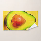 La beauté d'une conception d'Avocado saine (Serviette à main)