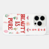 La beauté est un pur coque iphone (Verso (horizontal))
