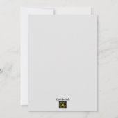 La beauté et la bête douce 16 Invitations (Dos)