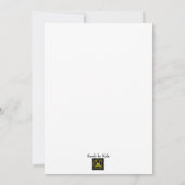 La beauté et la bête douce 16 Invitations (Dos)