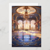 La beauté et la bête douce 16 Invitations (Devant / Derrière)