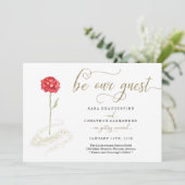 La beauté et la Faire-part de mariage de la bête (Debout devant)