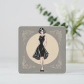 La beauté noire dans une carte : Sophistication sa (Debout devant)