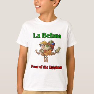 La Befana (kerstheks) Feast of the Epiphany. T-shirt