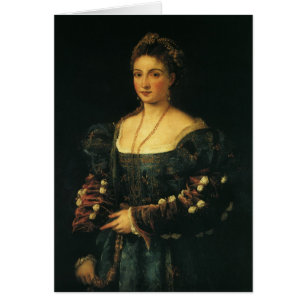 La Bella, Duchess of Urbino door Titiaan