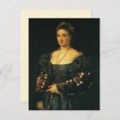 La Bella, Duchess of Urbino door Titiaan (Voorkant / Achterkant)