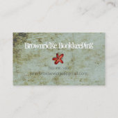 La belle dame des cheveux Carte de visite (Dos)