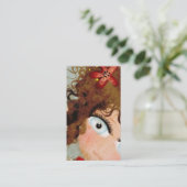 La belle dame des cheveux Carte de visite (Debout devant)